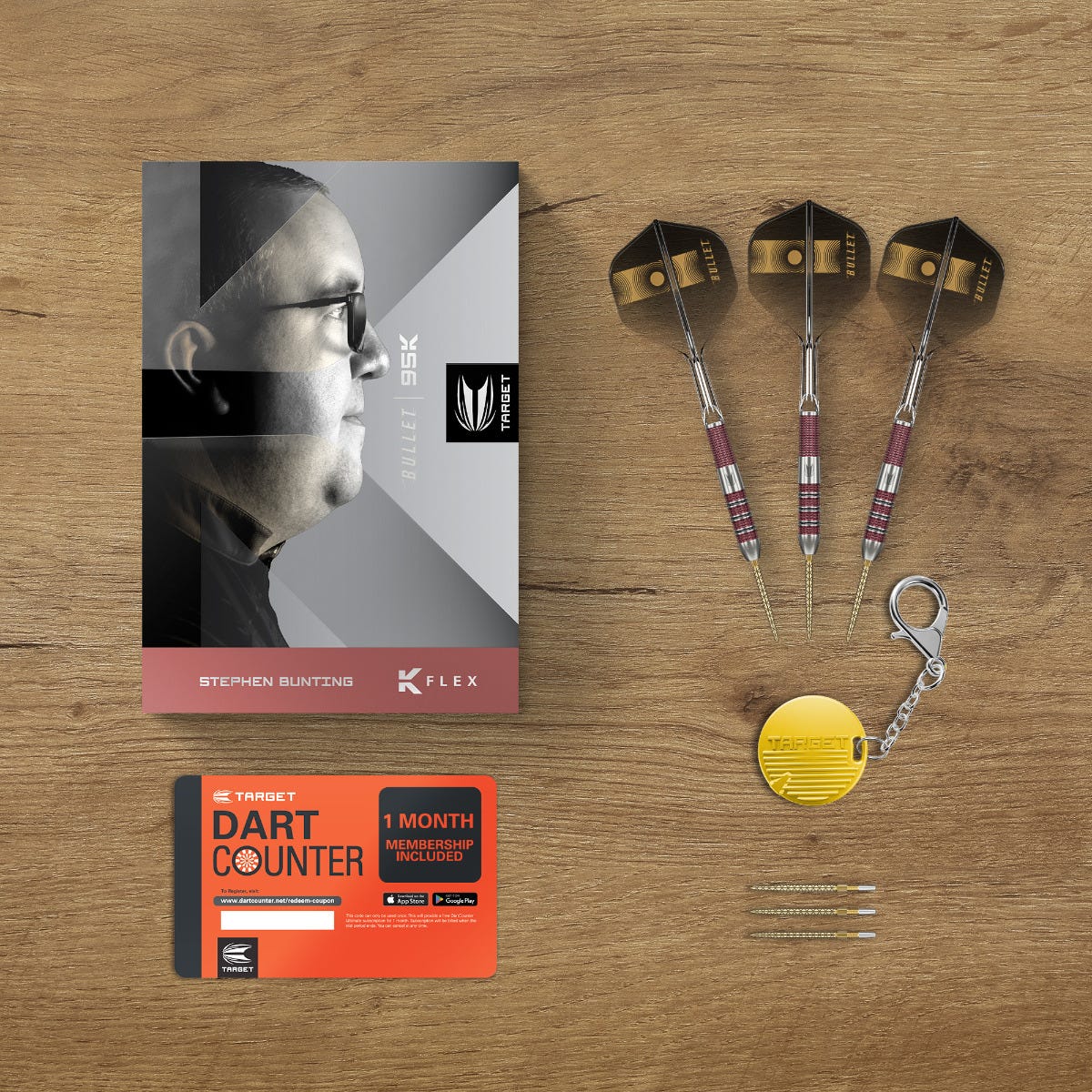 Target Stephen Bunting 95K SP 95% Tungsten Steel Tip Darts