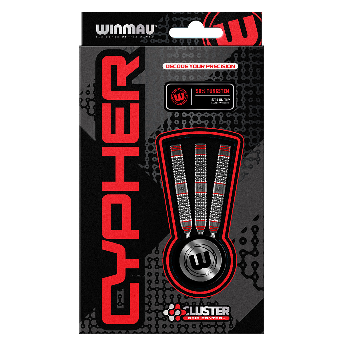 Winmau Cypher 90% Tungsten Steel Tip Darts