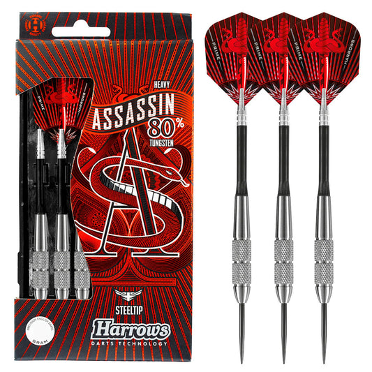 Harrows Assassin Ringed Heavy 80% Tungsten Darts