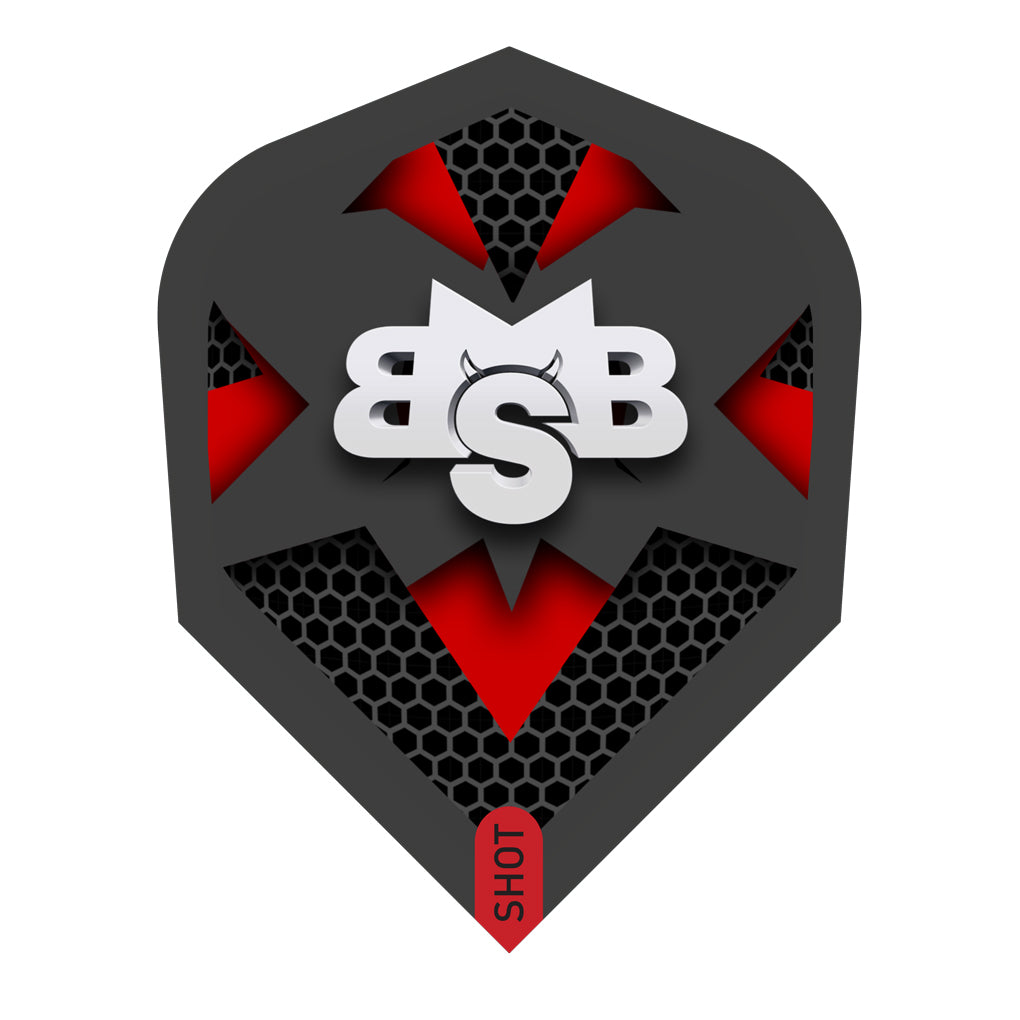 Shot Michael Smith Tenacious Standard No6 Dart Flights