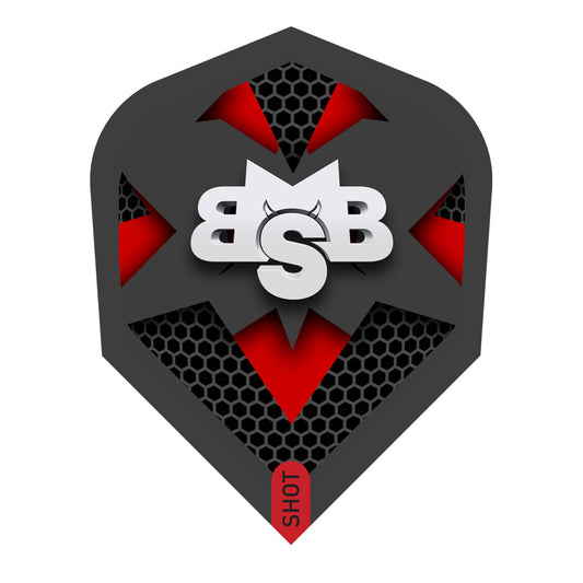 Shot Michael Smith Tenacious Standard No6 Dart Flights