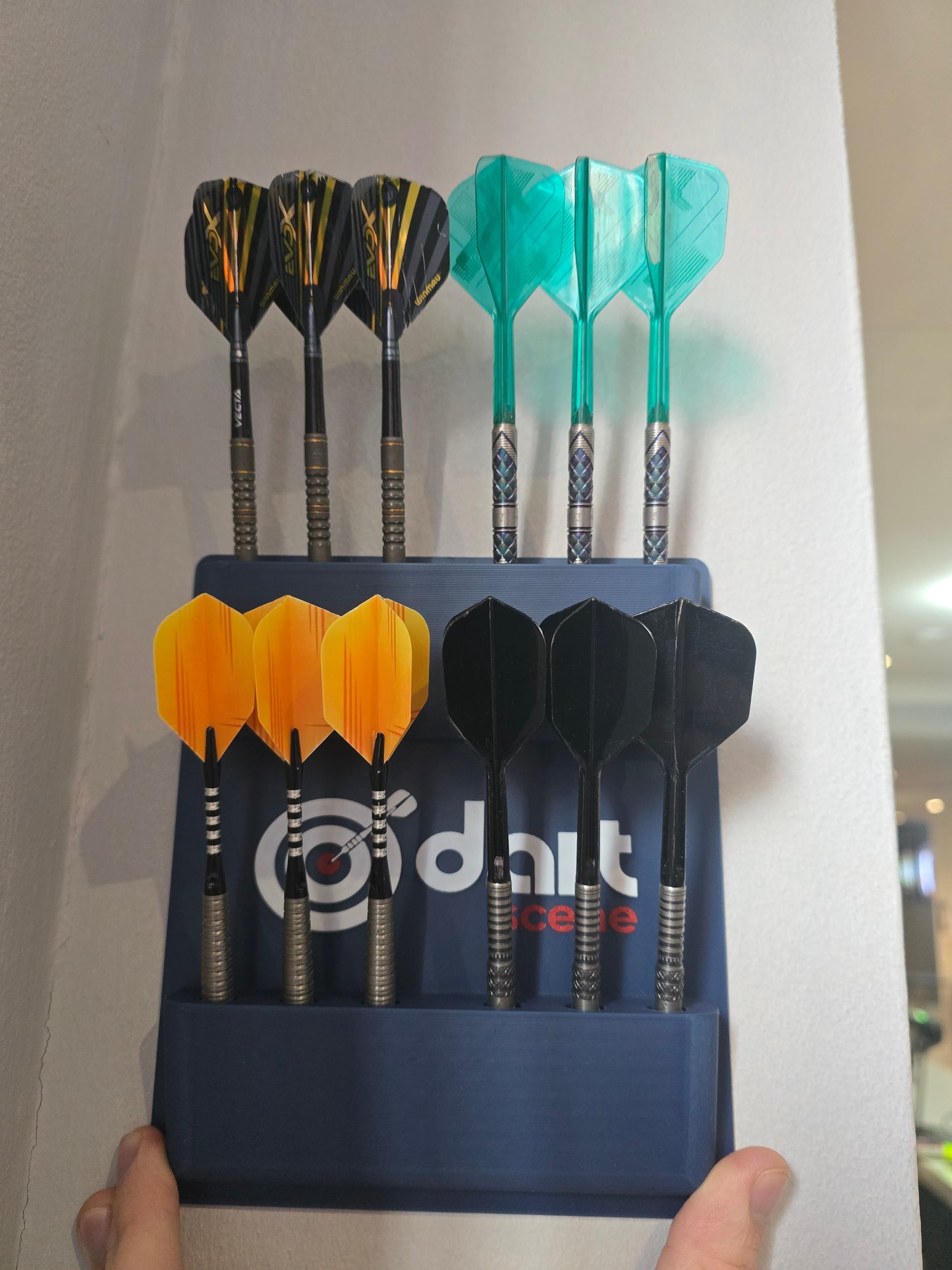 3D Printed Wall Mounted Stand (12 darts/4sets)