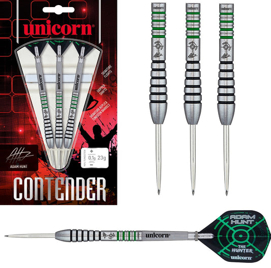 Unicorn Adam Hunt Contender Phase 2 90% Tungsten Steel Tip Darts