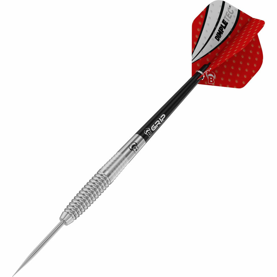 Bull's Dot D1 Darts - Steel Tip - 90% Tungsten - Rear Shark