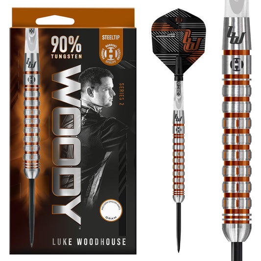 Harrows Luke Woodhouse Series 2 90% Tungsten Steel Tip Darts by Harrows