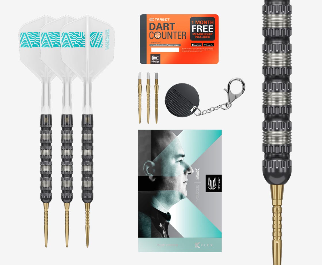 Target Rob Cross 95K 95% Tungsten SP Steel Tip Darts