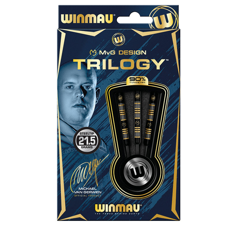 Winmau MVG Trilogy 90% Tungsten Steel Tip Darts