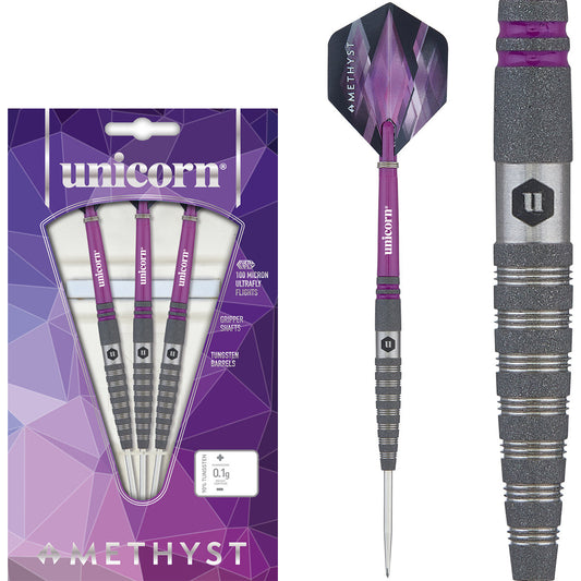 Unicorn Amethyst 4 90% Tungsten Steel Tip Darts