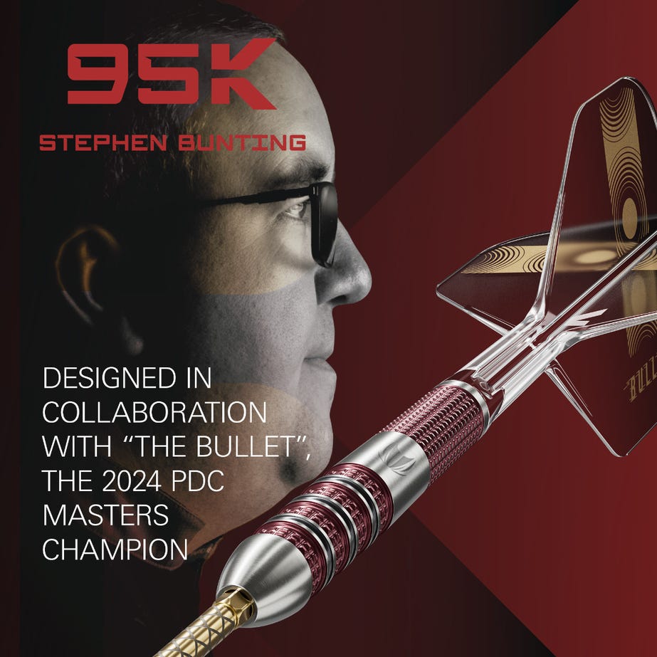 Target Stephen Bunting 95K SP 95% Tungsten Steel Tip Darts