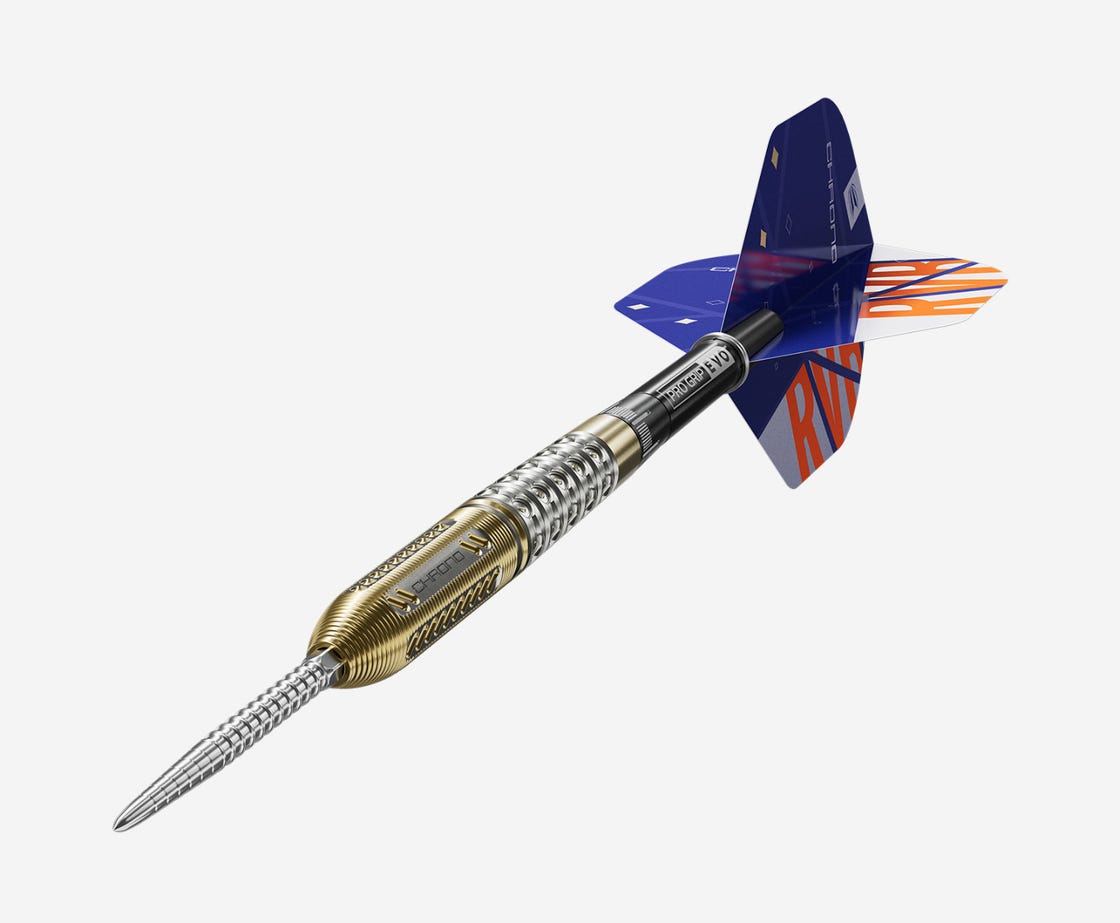 Target Raymond Van Barneveld Chrono 95% Tungsten SP Steel Tip Darts