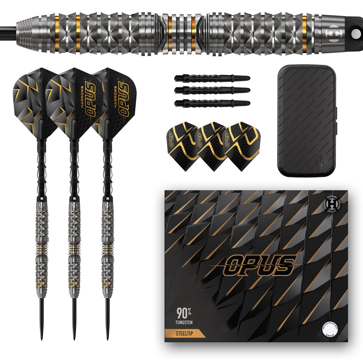 Harrows Opus 90% Tungsten Steel Tip Darts by Harrows