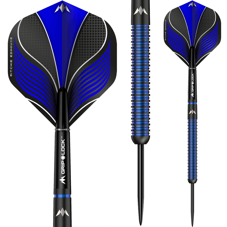 Mission Ritchie Edhouse Darts - Steel Tip - 90% - Madhouse - Black Titanium