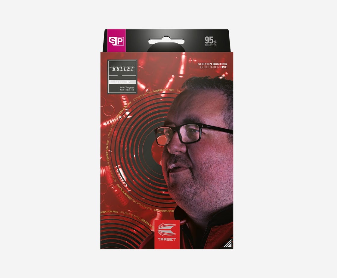 Target Stephen Bunting Gen 5 95% Tungsten SP Steel Tip Darts by Target