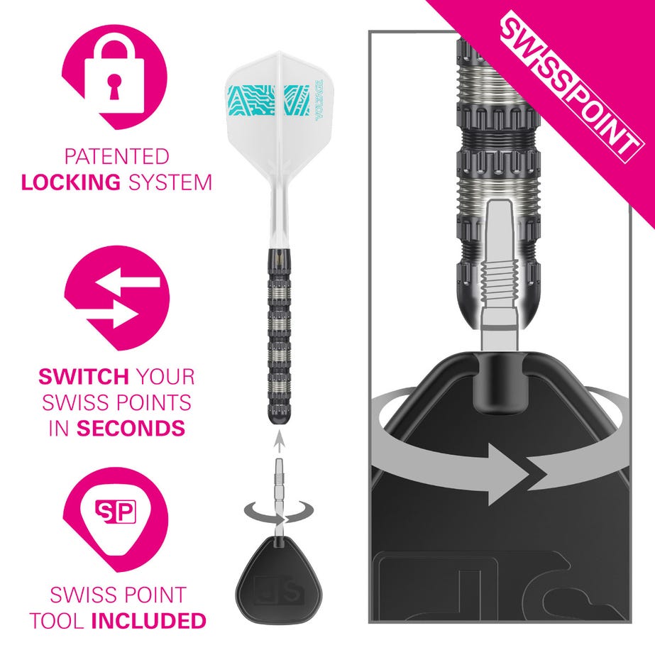 Target Rob Cross 95K 95% Tungsten SP Steel Tip Darts