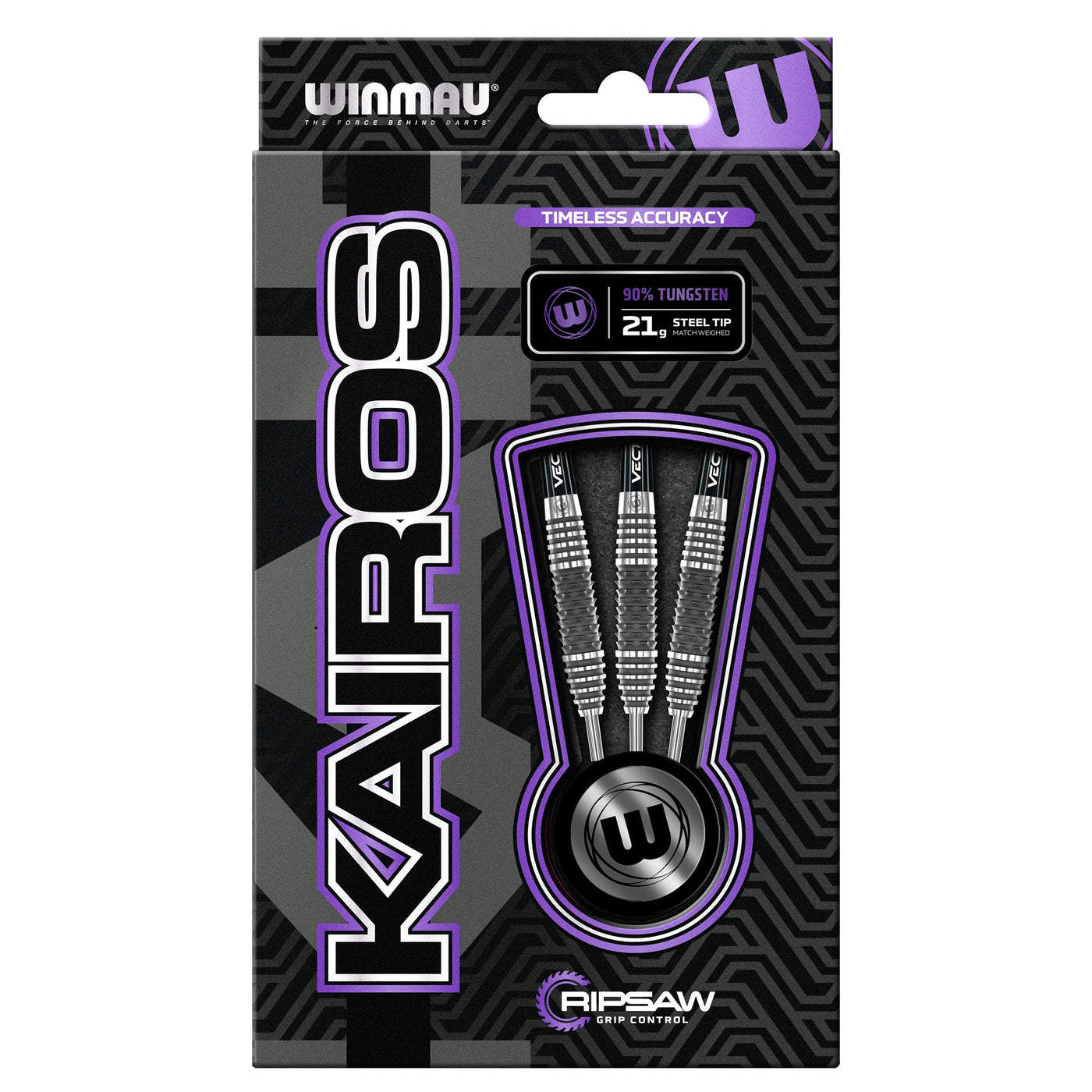 Winmau Kairos 90% Tungsten Steel Tip Darts