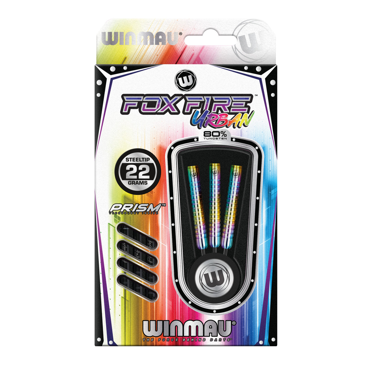 Winmau Foxfire Urban 90% Tungsten Steel Tip Darts