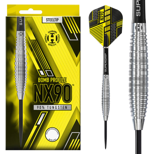 Harrows NX90 Bomb 90% Tungsten Steel Tip Darts