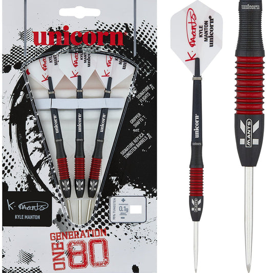 Unicorn Kyle Manton Darts - Steel Tip - Generation 180 - Phase 2