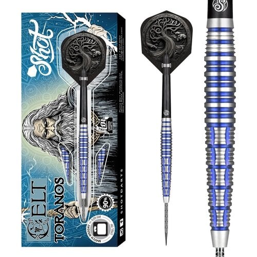 Shot Celt Darts - Steel Tip - 90% Tungsten - Toranos
