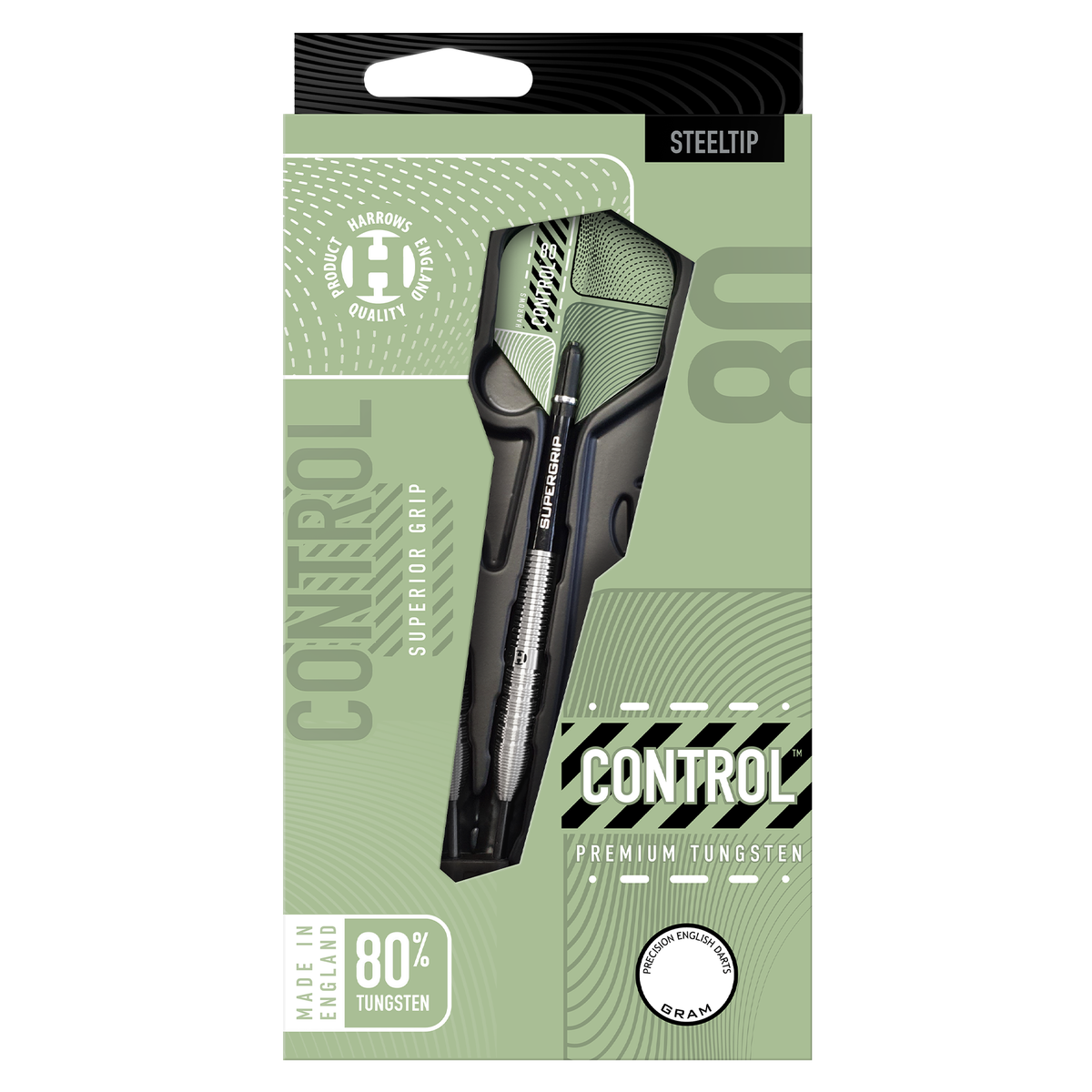 Harrows Control Tapered 80% Tungsten Steel Tip Darts