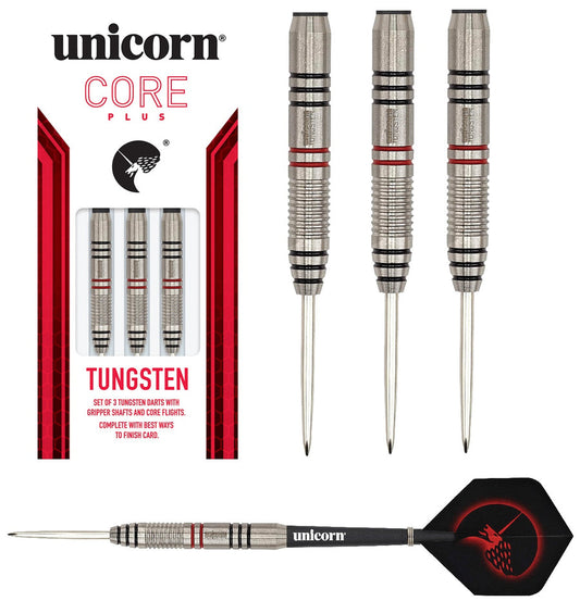 Unicorn Core Plus Front Grip Style Tungsten Steel Tip Darts