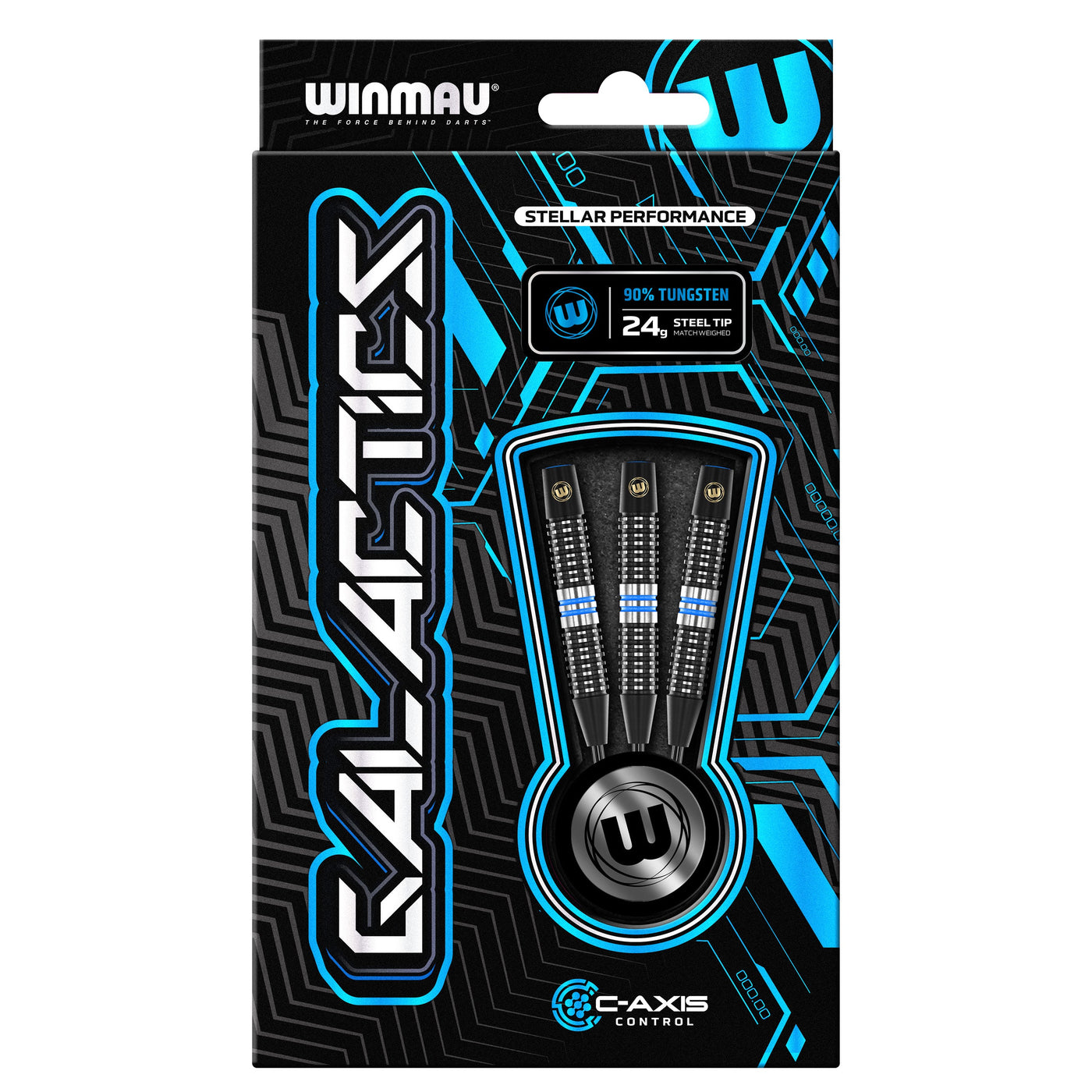 Winmau Galactics 90% Tungsten Steel Tip Darts