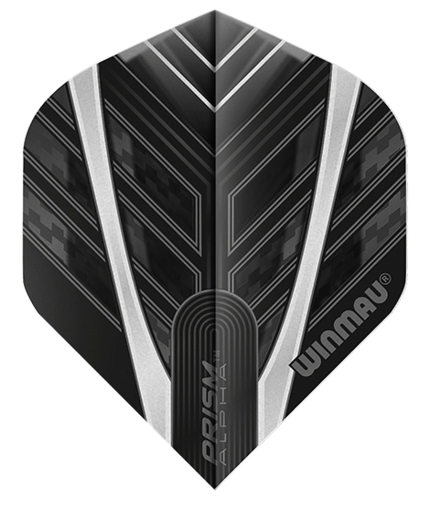 Winmau Grey & White Prism Alpha Standard