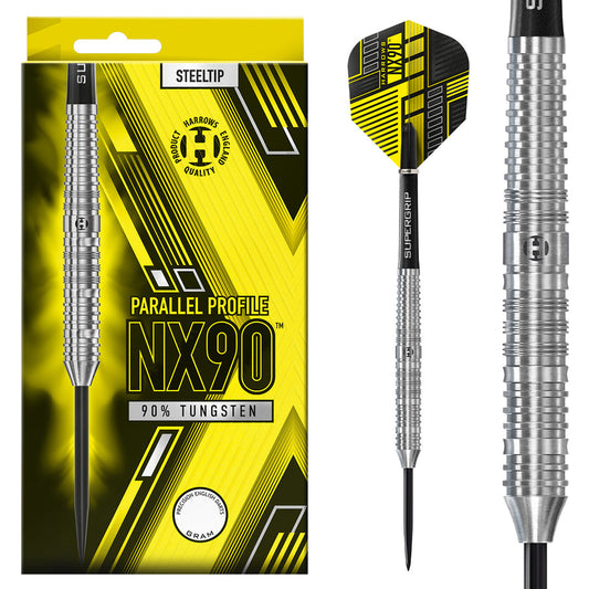 Harrows NX90 Parallel 90% Tungsten Steel Tip Darts