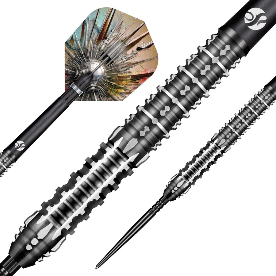 Shot Gnarly Shredda Turbo Point 90% Tungsten Steel Tip Darts