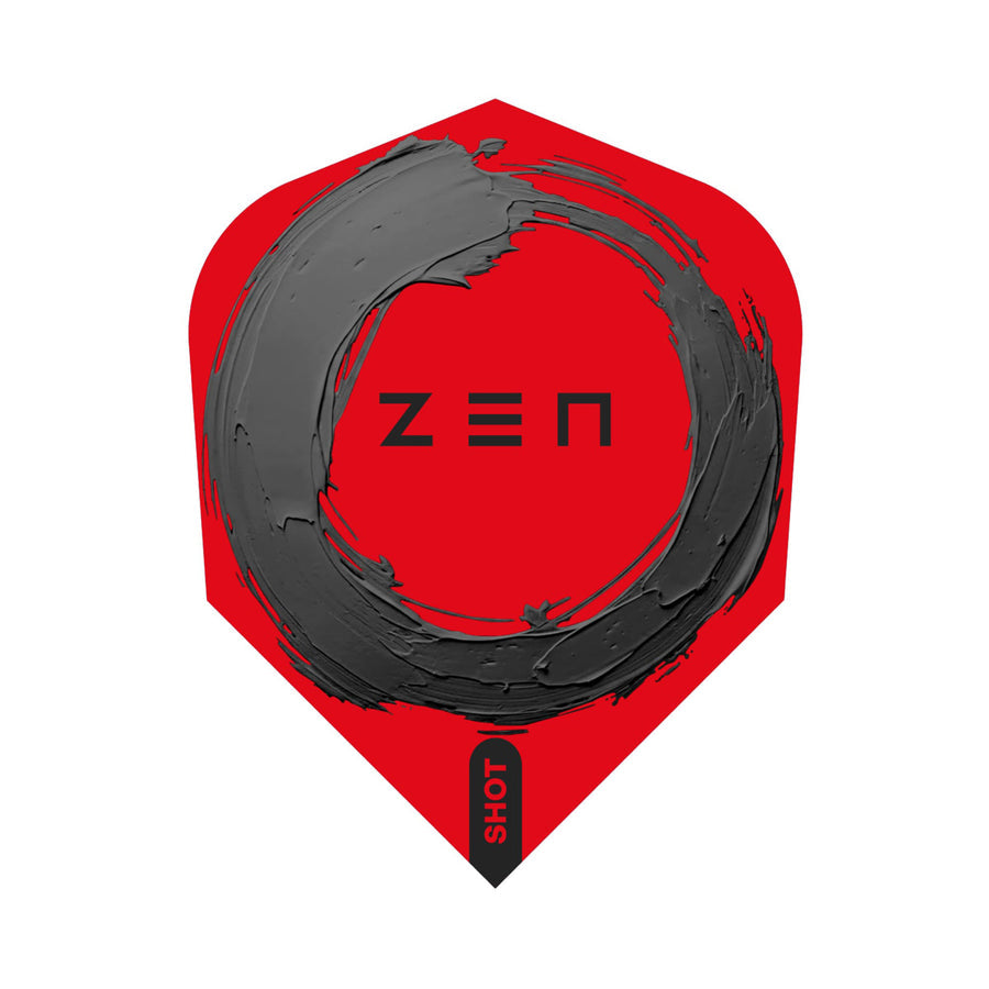 Shot Zen Straight Turbo Point 90% Tungsten Steel Tip Darts