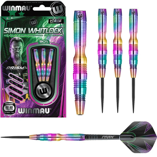Winmau Simon Whitlock Urban Grip 90% Tungsten Steel Tip Darts
