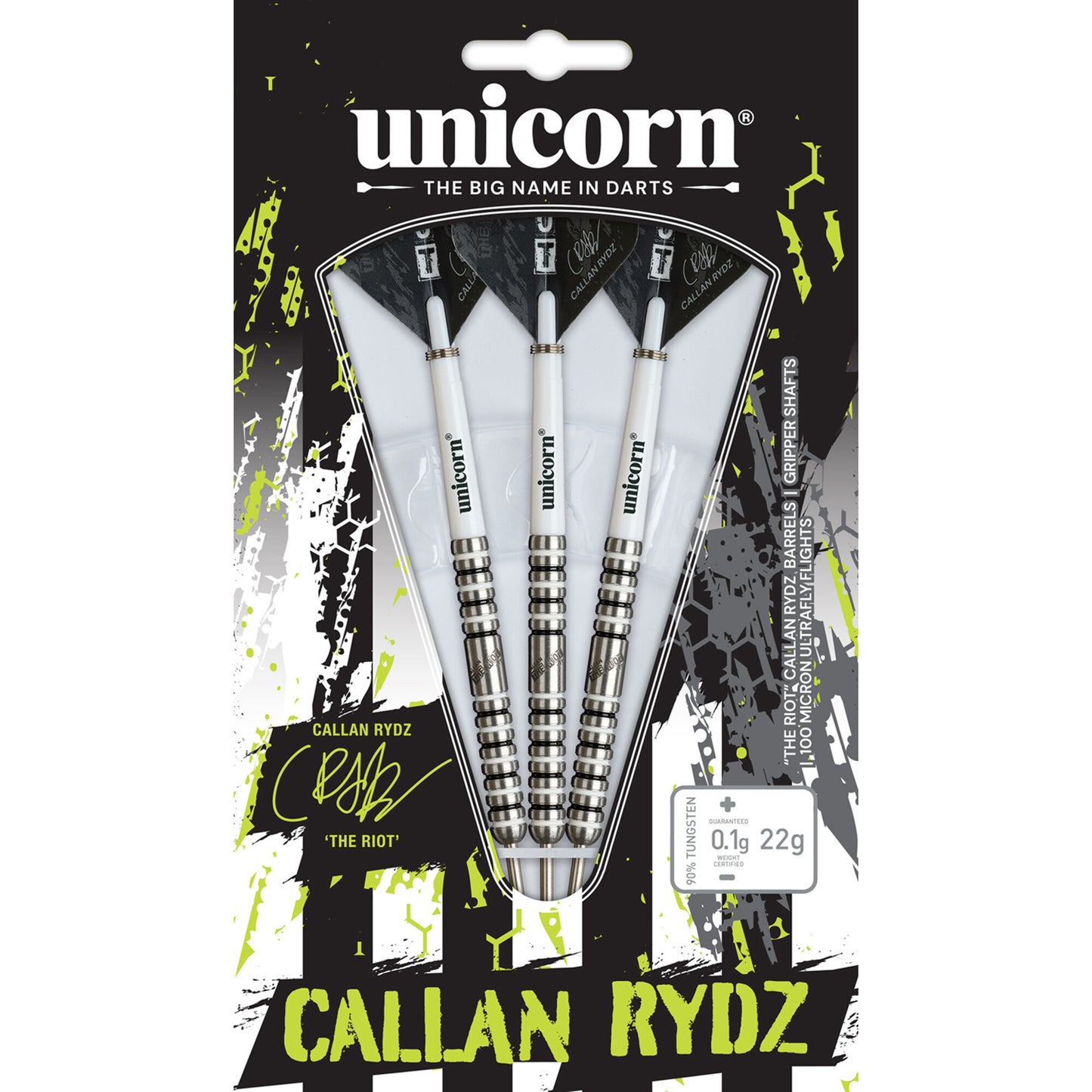 Unicorn Callan Rydz Phase 2 90% Steel Tip Darts