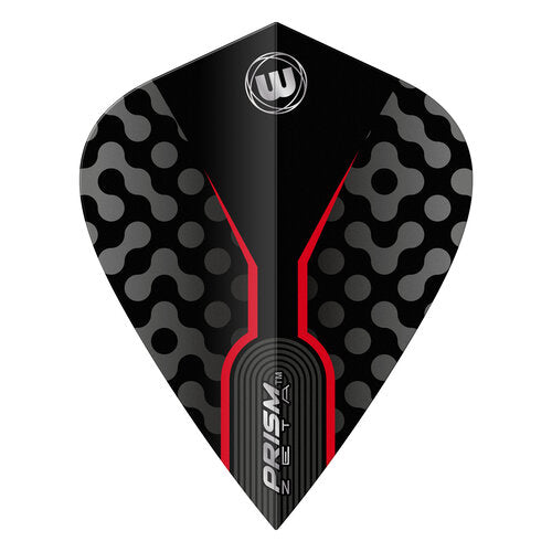 Winmau Prism Zeta Kite Black/Red Dart Flights
