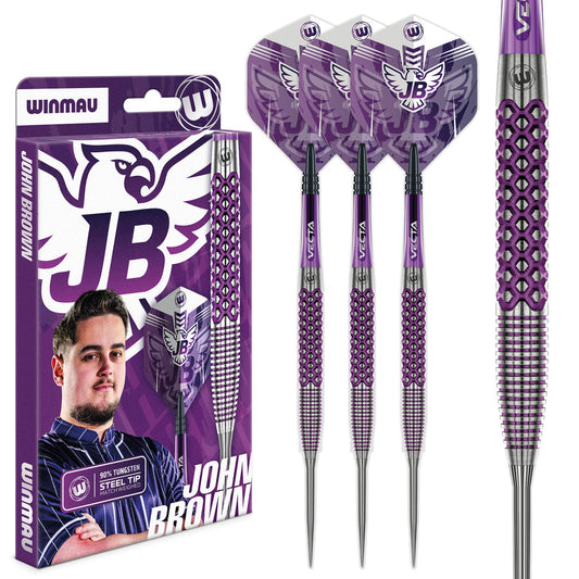 Winmau John Brown Signature Edition 90% Tungsten Steel Tip Darts