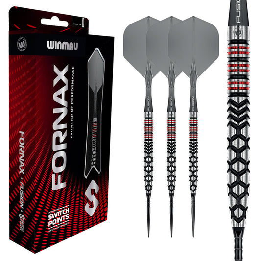 Winmau Fornax Tapered 90% Tungsten Switch Point Steel Tip Darts