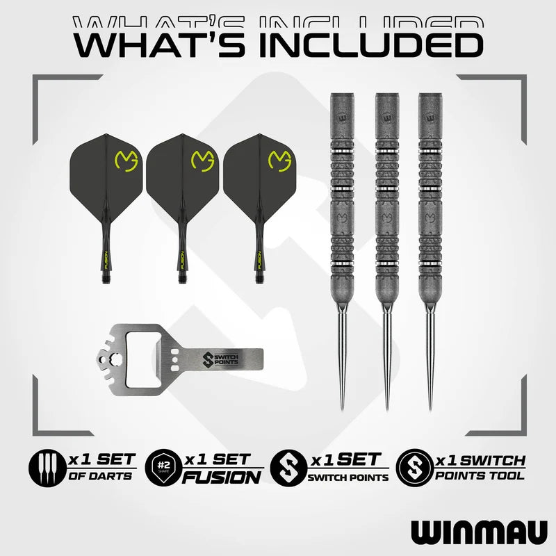Winmau MVG SE 90% Tungsten Signature Switch Point Darts