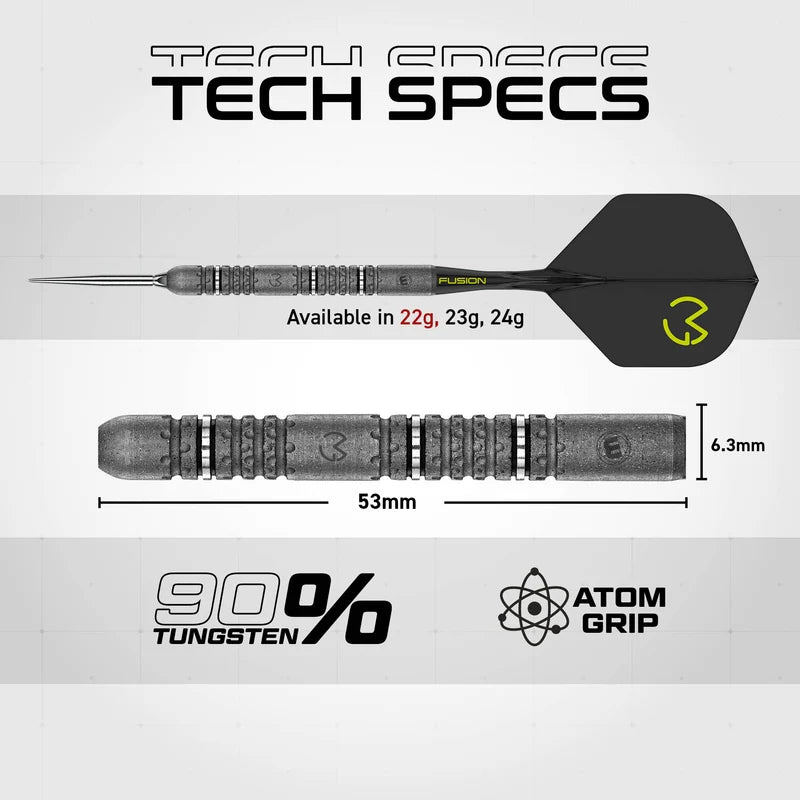 Winmau MVG SE 90% Tungsten Signature Switch Point Darts