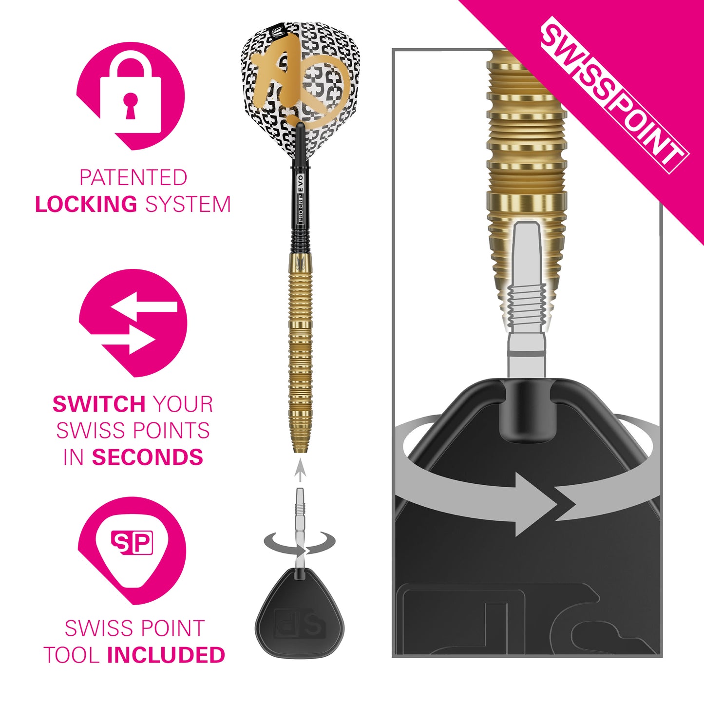 BOLIDE ENVY 01 90% SP STEEL TIP DART  2026