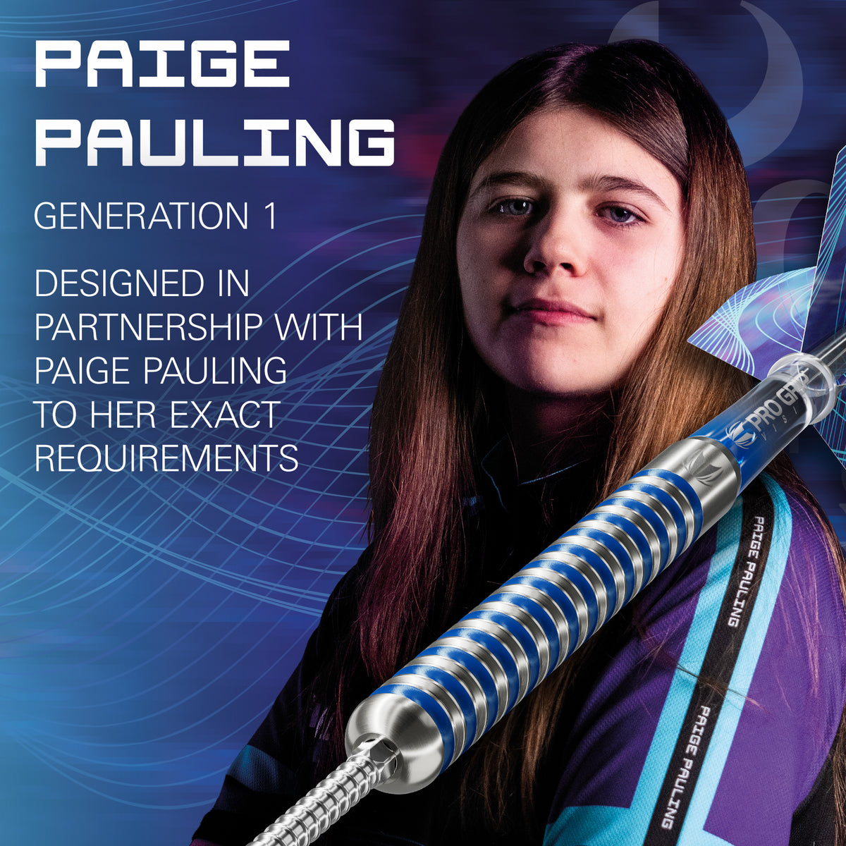 Paige Pauling 90% 22g SP Steel Tip Darts 2026
