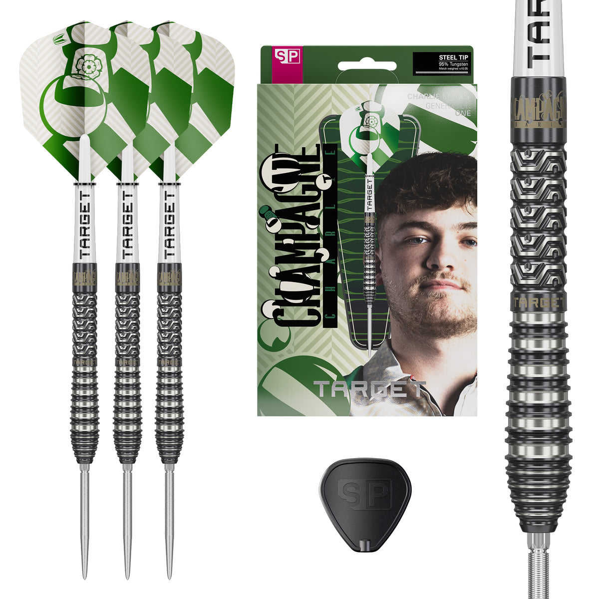 Charlie Manby 95% SP Steel Tip Darts 2026