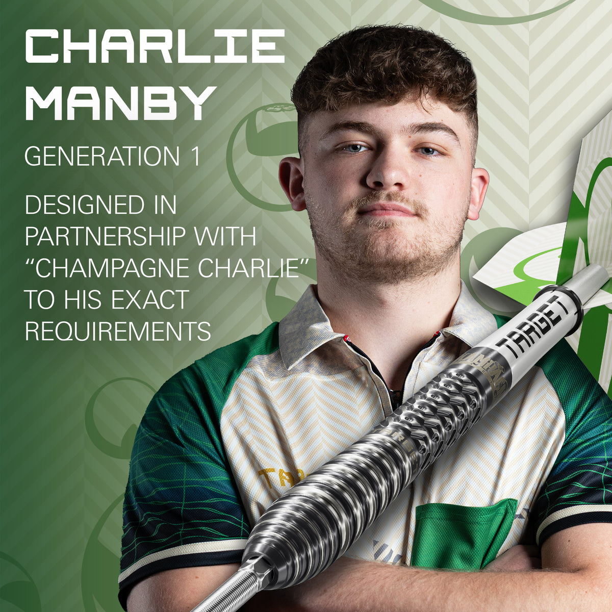 Charlie Manby 95% SP Steel Tip Darts 2026