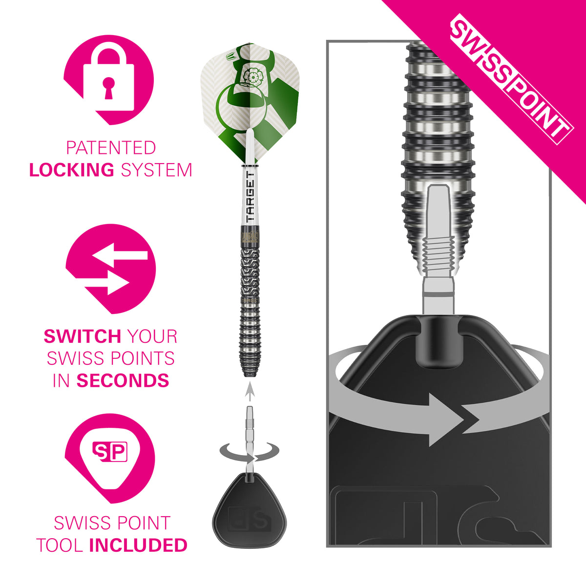 Charlie Manby 95% SP Steel Tip Darts 2026