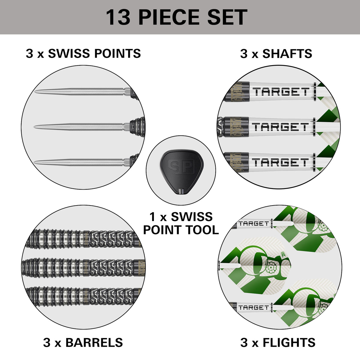 Charlie Manby 95% SP Steel Tip Darts 2026