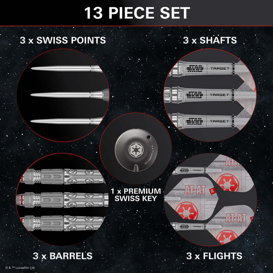 STAR WARS AT-AT 90% SP STEEL TIP DARTS 2026