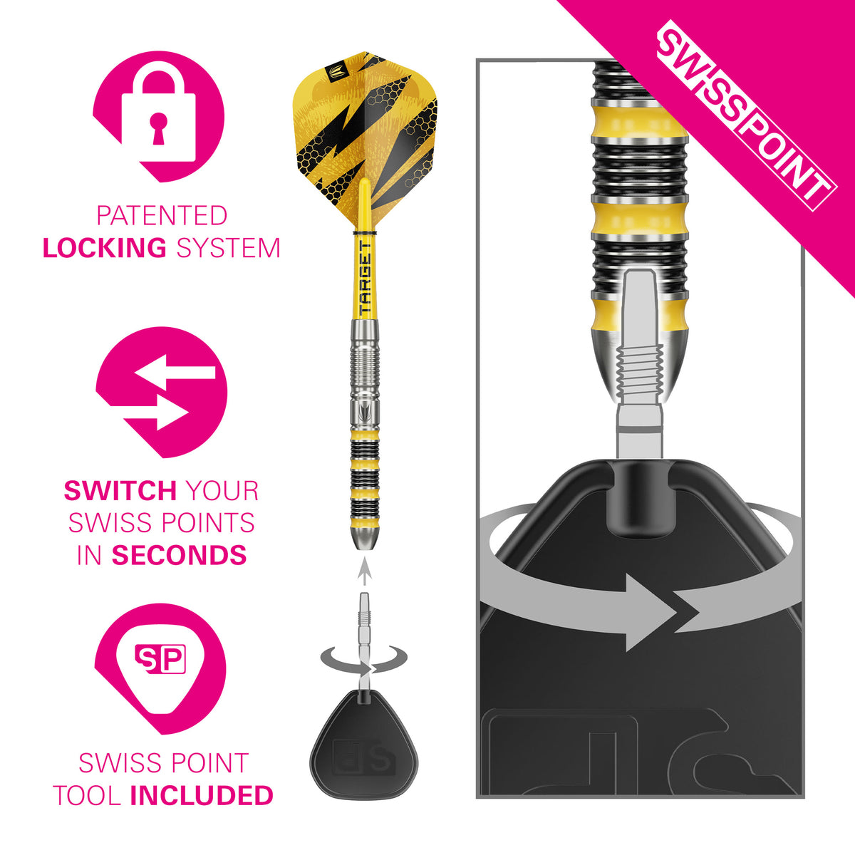 Buzz 90% Sp01 Steel Tip Dart 2026