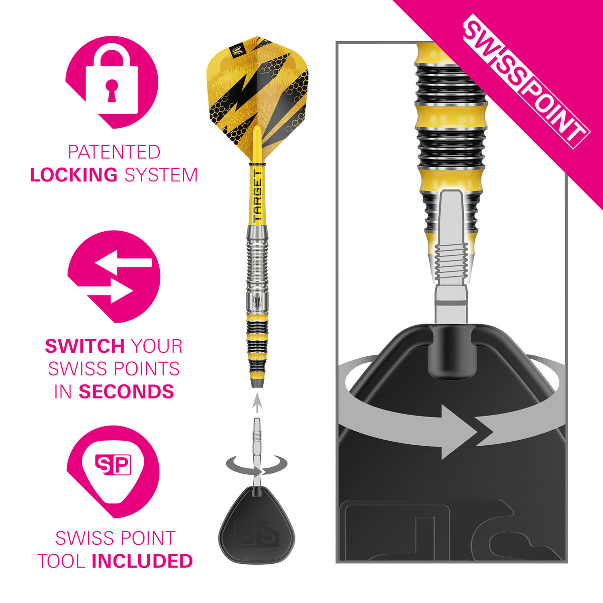 Buzz 90% Sp03 Steel Tip Dart 2026