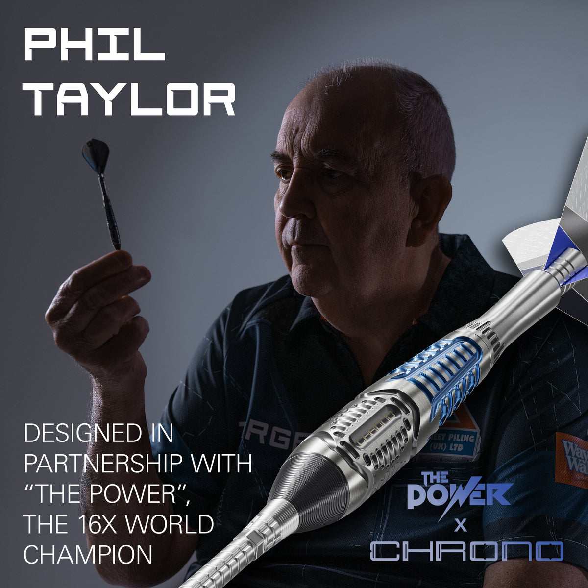 Phil Taylor Power Chrono SP Steel Tip Darts 2026