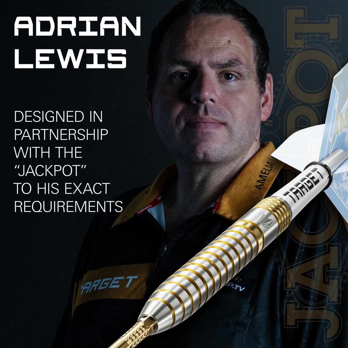 Adrian Lewis Showdown 95% SP Steel Tip Darts 2026