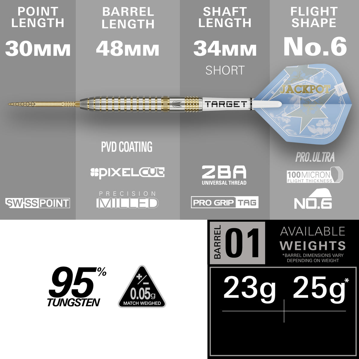 Adrian Lewis Showdown 95% SP Steel Tip Darts 2026