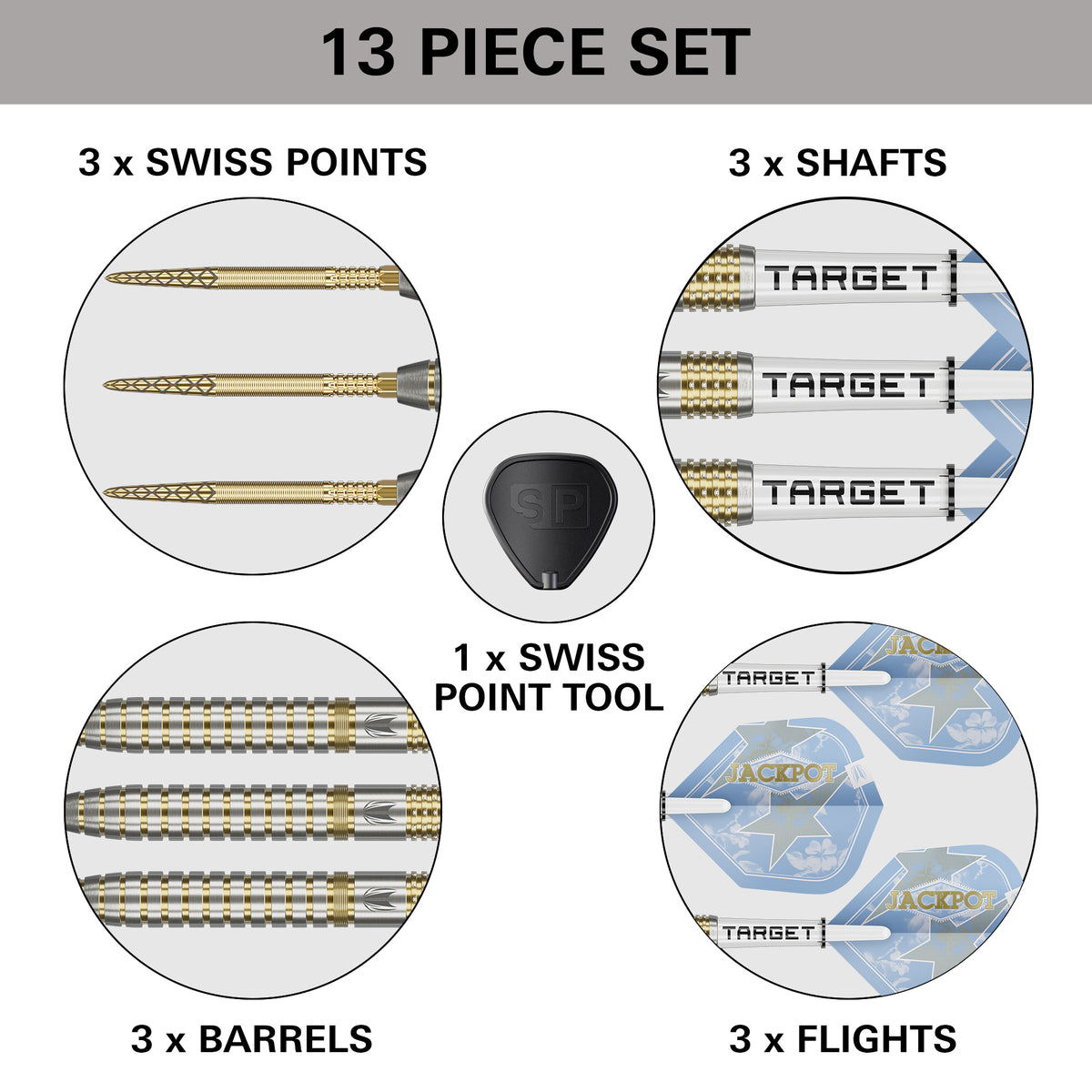 Adrian Lewis Showdown 95% SP Steel Tip Darts 2026